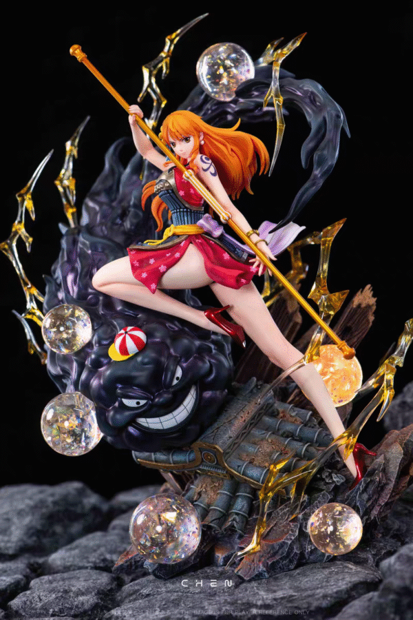 MJ Manj Studio One Piece Super Hot Nami Statue, Height: 33CM