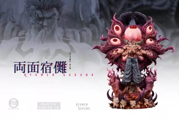 Jujutsu Kaisen Ryomen Sukuna, the King of Curses, Sokuton GK Limited Edition Model MAX Version, 55 cm tall - Image 14