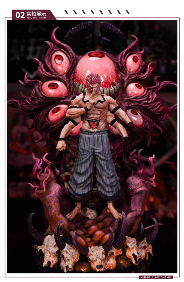 Jujutsu Kaisen Ryomen Sukuna, the King of Curses, Sokuton GK Limited Edition Model MAX Version, 55 cm tall - Image 3