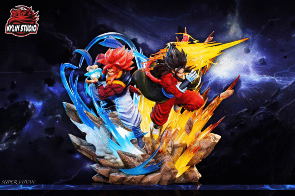 Kylin Studio Dragon Ball Classic Character Super Saiyan 4 Double King Gogeta & Vegetto 55cm High - Image 3
