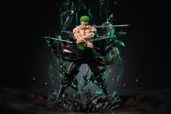 One Piece Tenkai TH Zoro Ghost Energy Burst Green Hair Figure, 34 cm tall. - Image 3