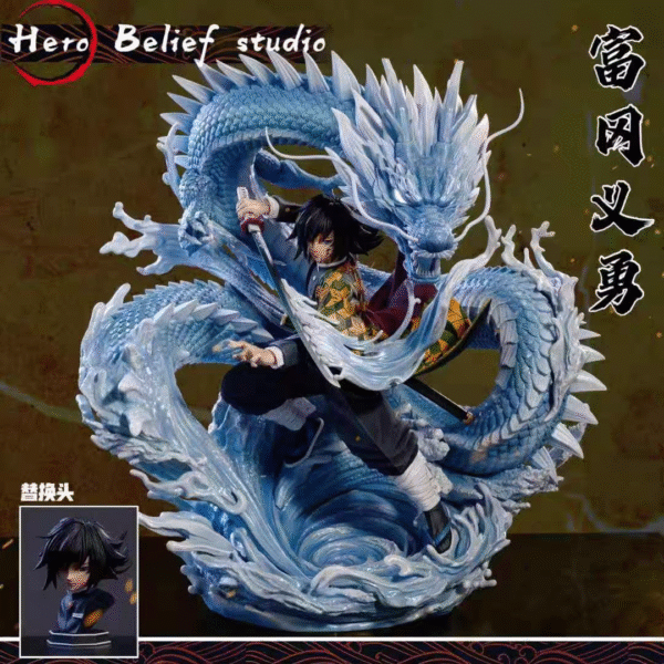 Demon Slayer: Water Breathing Style - Giyu Tomioka Statue Model, 41 cm in height - Image 4