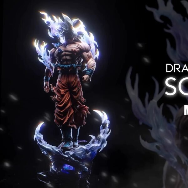 Cloud Rising Free and Easy Zen State Goku from Dragon Ball Statue, 48 cm tall, Handmade Model Kit (GK) - Image 4