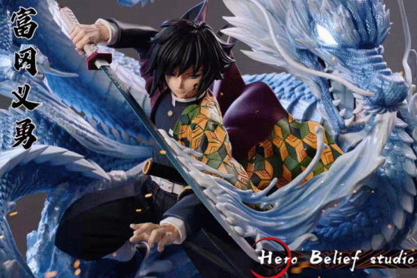 Demon Slayer: Water Breathing Style - Giyu Tomioka Statue Model, 41 cm in height - Image 5