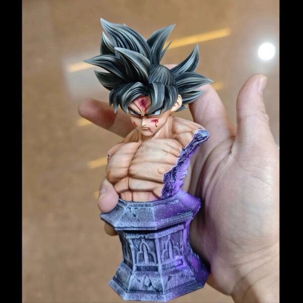 Cloud Rising Free and Easy Zen State Goku from Dragon Ball Statue, 48 cm tall, Handmade Model Kit (GK) - Image 5