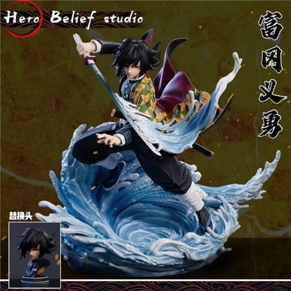 Demon Slayer: Water Breathing Style - Giyu Tomioka Statue Model, 41 cm in height - Image 6