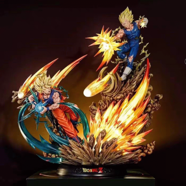 Super Saiyan 2 Goku KD Studio Super Saiyan 2 Vegeta Statue Figurine 95cm High - Image 3