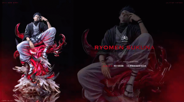 Jujutsu Kaisen Ryomen Sukuna, the King of Curses, Sokuton GK Limited Edition Model MAX Version, 55 cm tall - Image 8