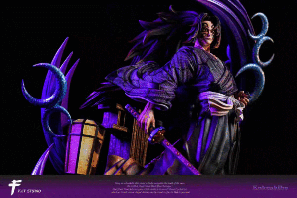 Demon Slayer: Kimetsu no Yaiba FIT Studio Resonance Series Upper String One Kuroko Statue Figurine 36CM High - Image 7