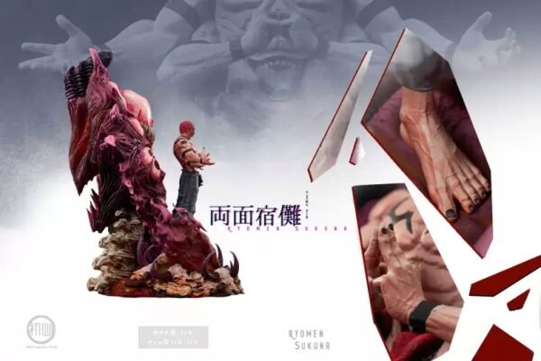 Jujutsu Kaisen Ryomen Sukuna, the King of Curses, Sokuton GK Limited Edition Model MAX Version, 55 cm tall - Image 9