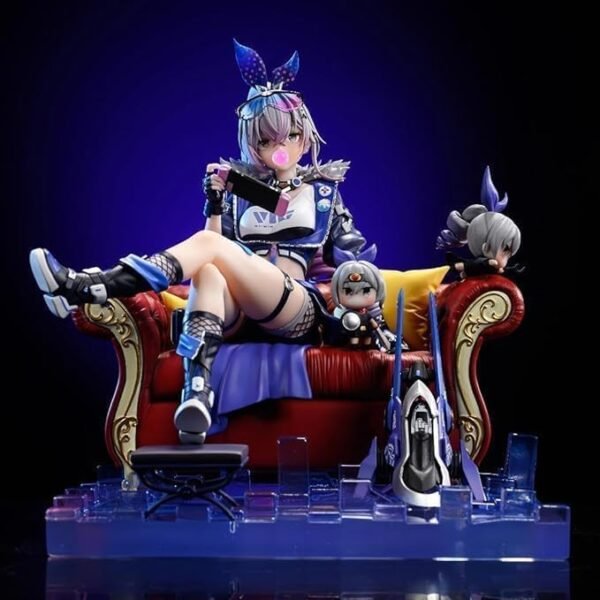 Star Rail Studio Hakimi Silver Wolf Sofa Sitting Pose Statue Figurine 23CM High