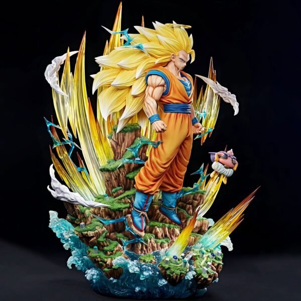 Infinite Super Three Goku [Exclusive Limited Edition] Limited Seven Dragon Balls GK Model Figure Collectible Toy Statue Gift 33CM High - Image 2