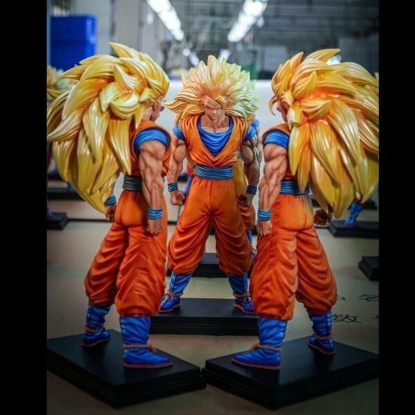 【JT Statue Guy】Star Trail Super Three Goku Dragon Ball Handmade Statue GK Figure Toy Model Gift Asai 32CM - Image 2