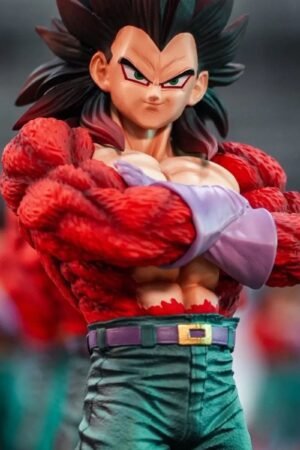JT Super Saiyan Vegeta Statue Double Headed Super Saiyan Dragon Ball Figure GK Model 31CM