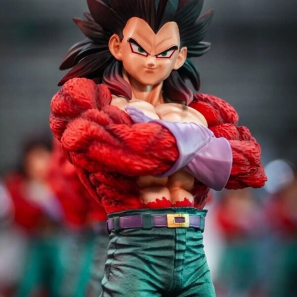 JT Super Saiyan Vegeta Statue Double Headed Super Saiyan Dragon Ball Figure GK Model 31CM