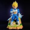 Vegeta Dragon Ball figurine statue Super Saiyan model scene statue display item 34 cm tall