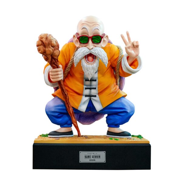 Double-headed interchangeable Seven Dragon Balls perverted Kame-sen'nin model figurine display item box-packed handcrafted toy statue, 22 cm tall,