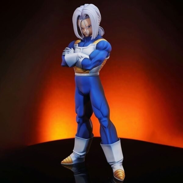Future Trunks Seven Dragon Balls Double-Head Anime GK Model Saiyan Statue Decorative Figurine 31CM - Image 2
