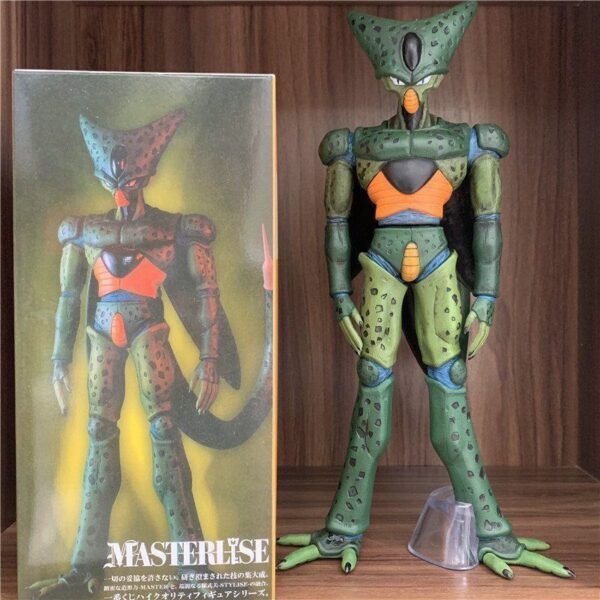 Dragon Ball Artificial Human New Duel First Generation Figure Re-painted Version, Cell First Form, 25cm Tall,