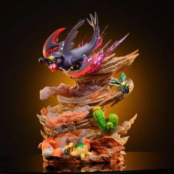 Pokémon Pet Little Monster Ice Model Play - New Moon Studio Bite Force Land Shark Handheld Model Figurine 41CM High
