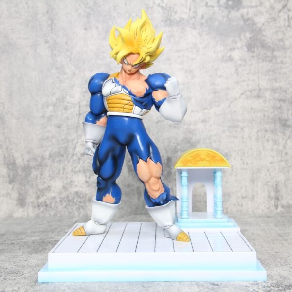 Spiritual Time House Sun Wukong Seven Dragon Balls Saiyan Muscle Temple Wukong Handicraft Display Model Statue 33cm High