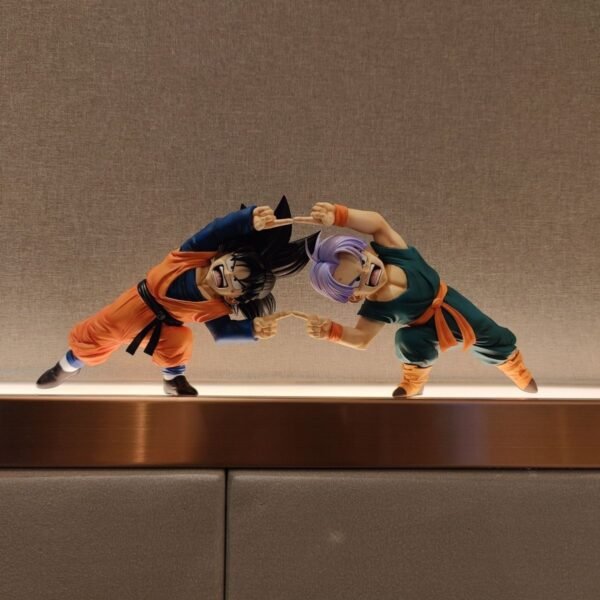 96 Dragon Ball anime figurine model of Gotenks Fusion Technique, Goten and Trunks Fusion, 16 cm tall,