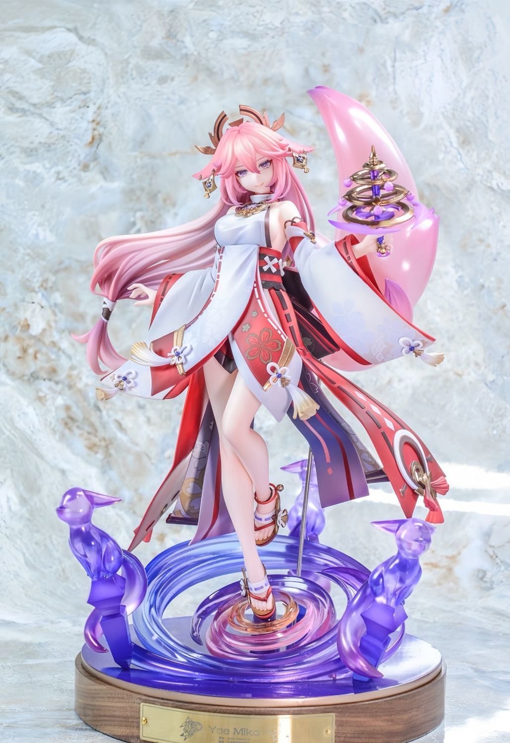 Genshin Impact Female Yagorod Shino - Fox's True Intention PVC & ABS Painted Complete Figure Table Decoration Gift Asai Height 27CM