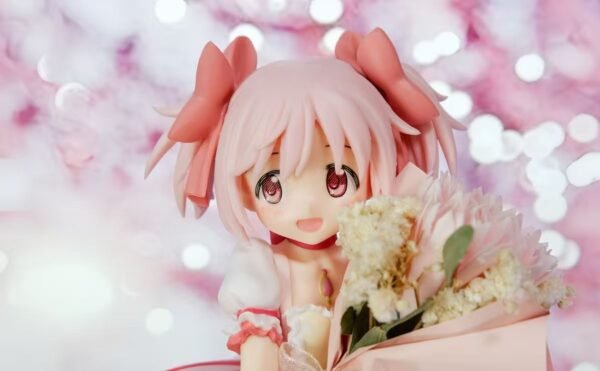 Puella Magi Madoka Magica - PVC & ABS Painted Finished Product of Madoka Kaname. Goods, Ornament, Table Decor. Height: 18CM