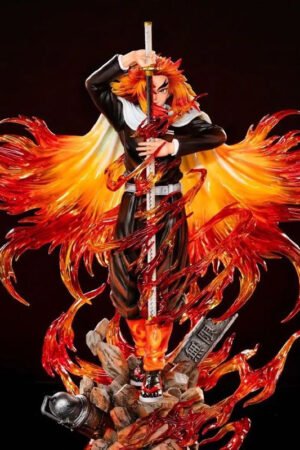 Demon Slayer: Kimetsu no Yaiba - Flame Column - Shinra Eishōmaru of Hell's Train - 2D Anime - GK Scale Model - Statue - 31 cm high