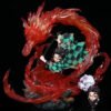 Demon Slayer - Kanjuro Hand Figure - Double Headed - Can Emit Light - 30cm Anime Model Decoration - Height 31cm