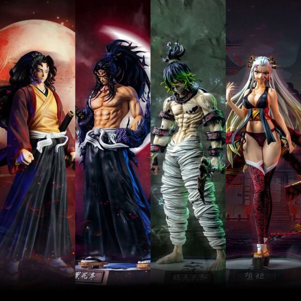 Gintama figure - CHENG series GK. After Kuonryou, Heidze Muji, Taro Tsubasa, and Kikuchi Shiki from the Ghost Hunter Team. Height 30 cm.