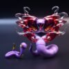 Pokémon XO Abomasnow Anime Collectible Figure, TOHO G.K. Handmade Model, 10cm Tall, Decorative Collectible Toy