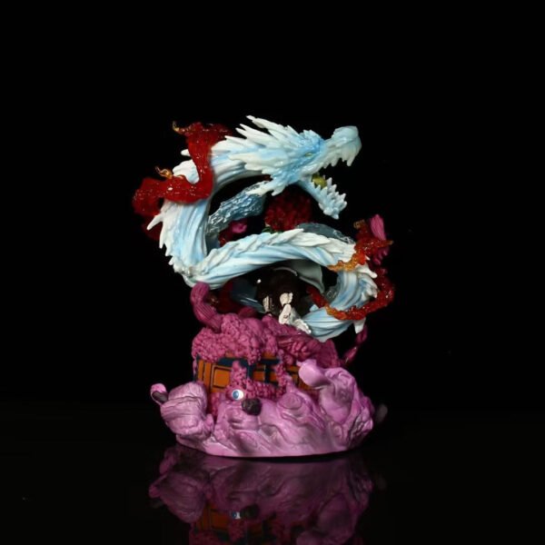 Demon Slayer G5 Water Breathation Karu Shiro Limited Edition SD Statue Hand Figure, Height 16cm - Image 3