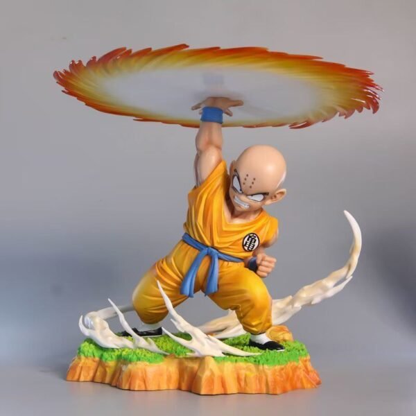 Dragon Ball Comic Color High-End Version CS Krillin Kamehameha with Scene Base, Strong Earthling, 27 cm Tall, - Image 3