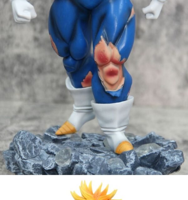 Dragon Ball Damaged Trunks White Hole Universe Suit Big Muscle Glowing Scene Model Figurine Display Statue 35cm - Image 3