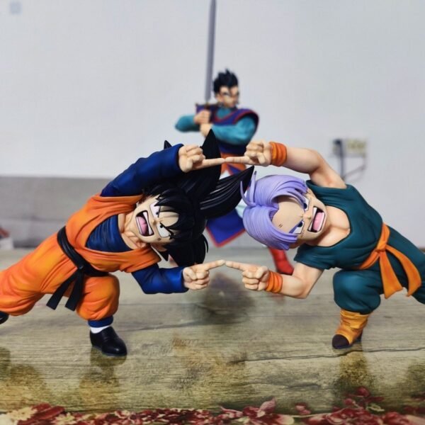 96 Dragon Ball anime figurine model of Gotenks Fusion Technique, Goten and Trunks Fusion, 16 cm tall, - Image 3