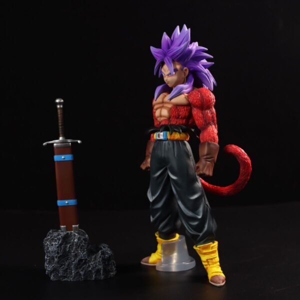 Dragon Ball Z GK Super Saiyan 4 Trunks Customized and Repainted DIY Figure Model Display Item 23cm Tall - Image 3