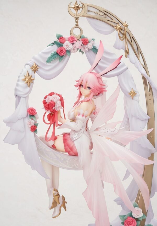 Korei 3 Yaegi Sakura - Kira Maboroshi PVC & ABS Painted Finished Product Good Figure Table Decoration Gift Asai Height 29CM - Image 3