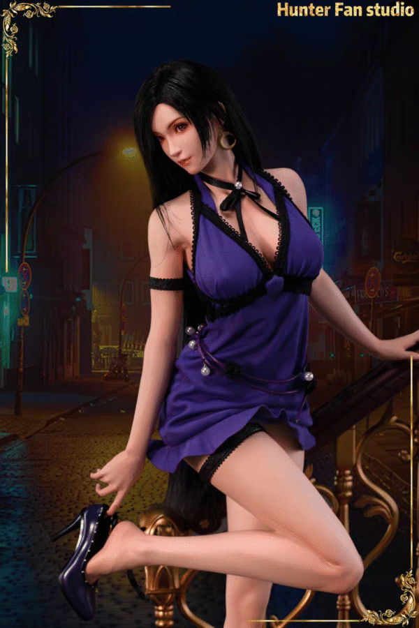 Fantasy Game Goddess 1:4 Tifa Figure Sculpture Model, Painted Finished Product, Statue Model, Height 50CM - Image 3