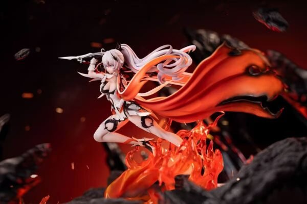 Honkai Impact 3 Flame-Maechtigkeit Herrscher Kiana Sculpture PVC&ABS Painted Finished Product Peripheral Figure Ornament Table Hanging Gift Sculpture Height 24CM - Image 3