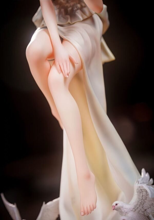 Beautiful 2girl and little angel Eryl PVC & ABS painted finished product goods figure ornament. It can be placed on the table and used as a present. Sculpture height: 30CM - Image 3