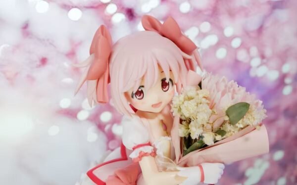 Puella Magi Madoka Magica - PVC & ABS Painted Finished Product of Madoka Kaname. Goods, Ornament, Table Decor. Height: 18CM - Image 3