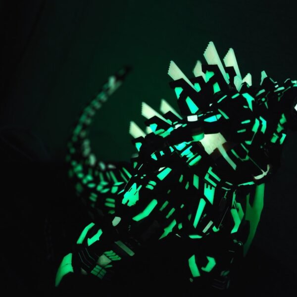 3D Printing Mecha Godzilla Lightsaber PVC Material Full-body Articulated Model, Fully Assembled, 33CM in Height, 70CM in Length - Image 3
