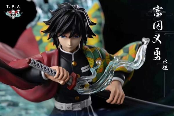 Demon Slayer Cube Water Pillar Yoshinori Fujita Nine Pillars Limited Edition G.K. Model Figure Size: 41cm x 30cm x 26cm - Image 3