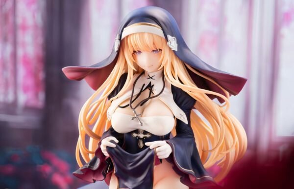 Nun Charlotte [Overseas Version] Nanahara Fuyuyuki GK Model, Trendy Collectible Sculpture, Peripheral Ornament, Table Set, Present, DOD Hand Figure, 27CM Tall - Image 3
