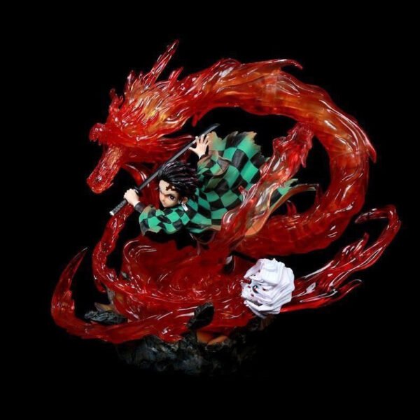 Demon Slayer - Kanjuro Hand Figure - Double Headed - Can Emit Light - 30cm Anime Model Decoration - Height 31cm - Image 3