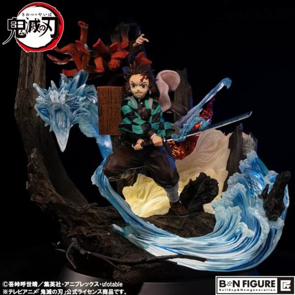 Kaiji Studio's "Jigoku Shoujo" series: "Kaito and Tsukiko" double statue. Height: 37 cm. - Image 2