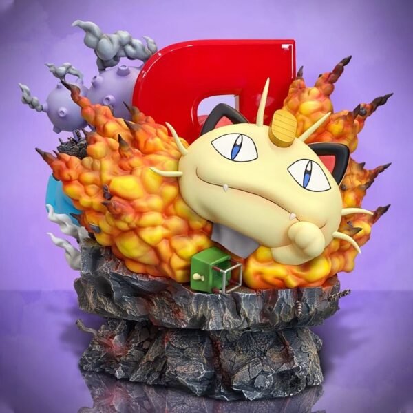 Pokémon Egg Team Rocket Pokémon Mew Mew GK Statue Super Large Handmade Model 40CM High - Image 3