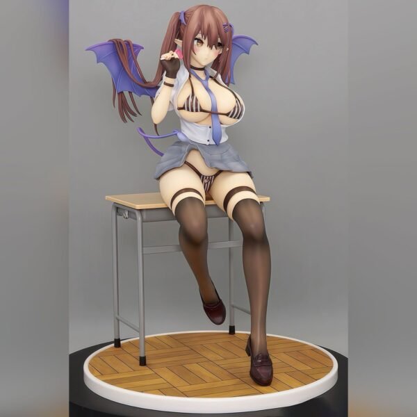 Limited edition anime GK model figurine of the cute devil girl Lumiru, 29 cm tall. - Image 3
