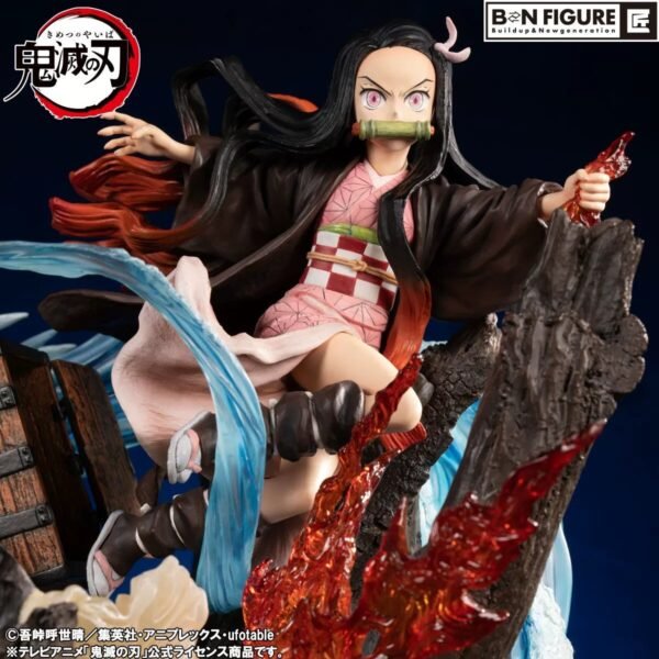 Kaiji Studio's "Jigoku Shoujo" series: "Kaito and Tsukiko" double statue. Height: 37 cm. - Image 3